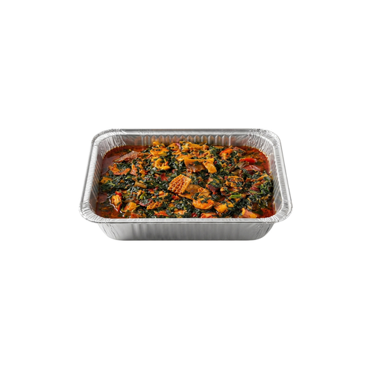 Efo Riro ( vegetable soup )