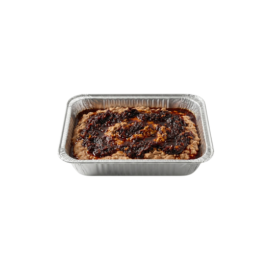 Ewa agoyin( Mashed beans with Aganyin sauce  )