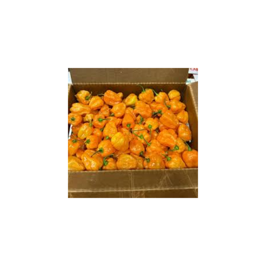Fresh Orange  Half  Box Habanero (4lbs)