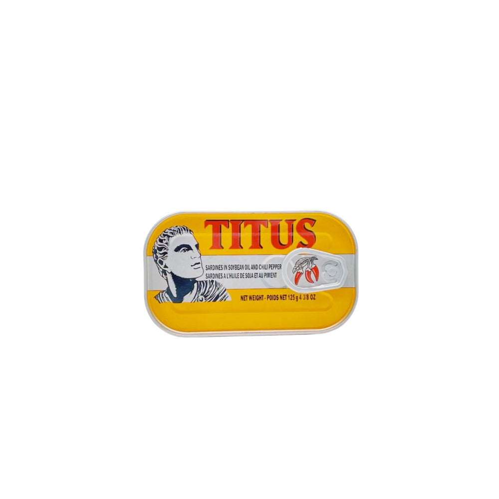 Hot Titus Sardine 125g
