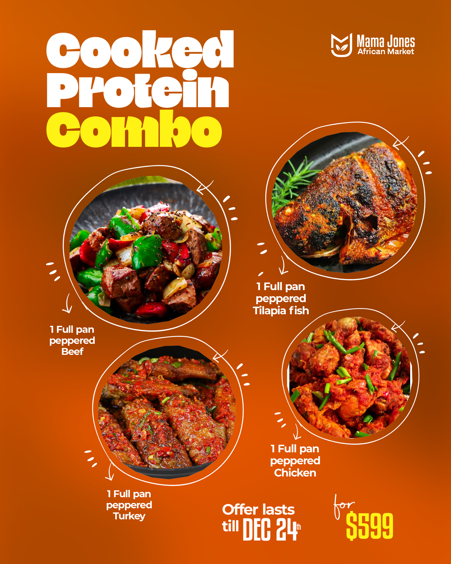 Cooked Protein Combo
