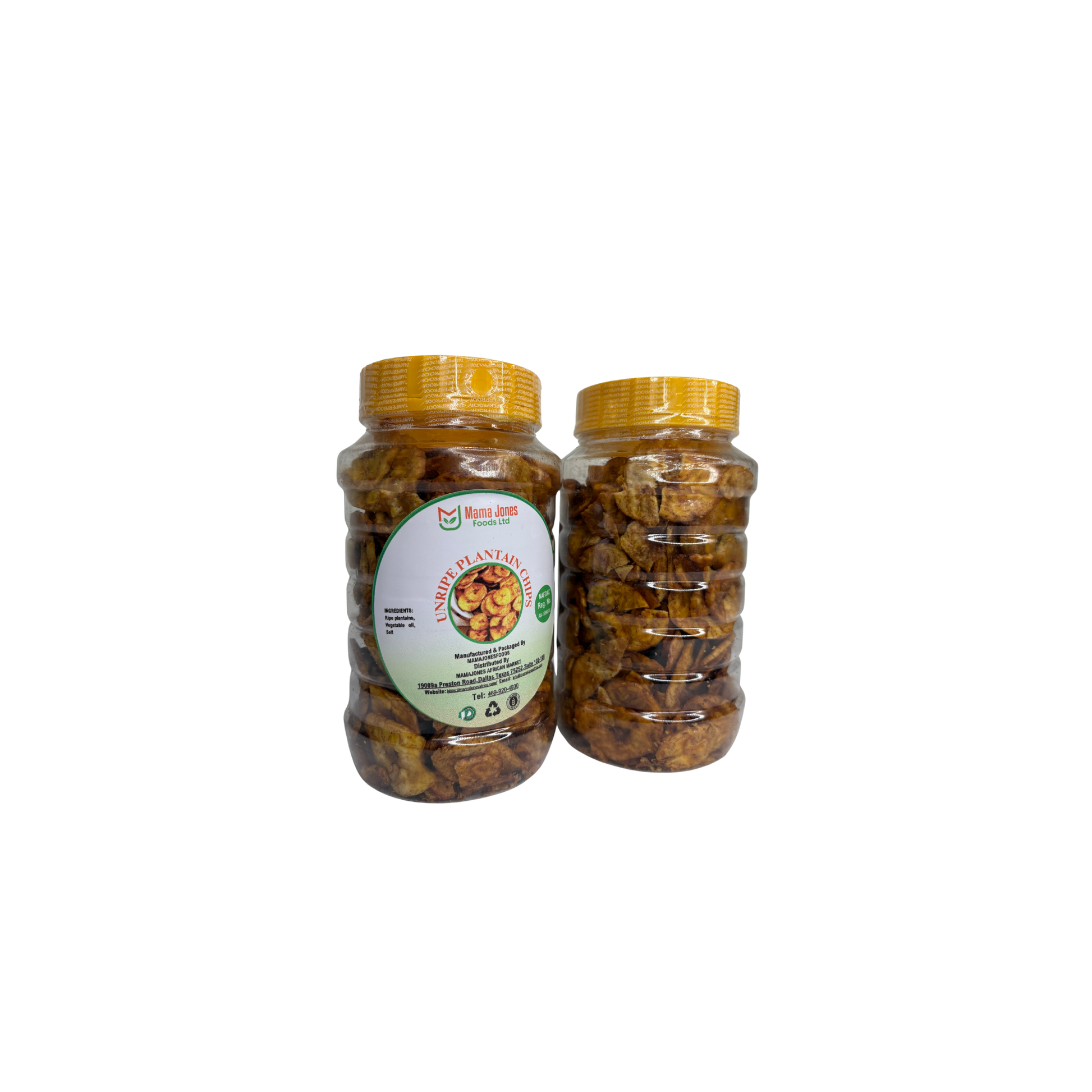 Mama Jones Unripe Plantain Chips 350g