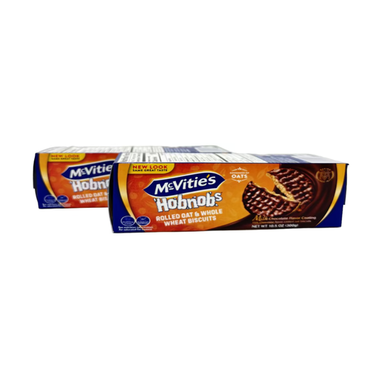 Mcvities Hobnobs - Rolled Oat & Whole Wheat Biscuits 300g