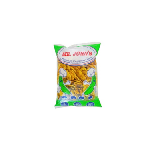 Mr Johns Plantain chips non-spicy 150g
