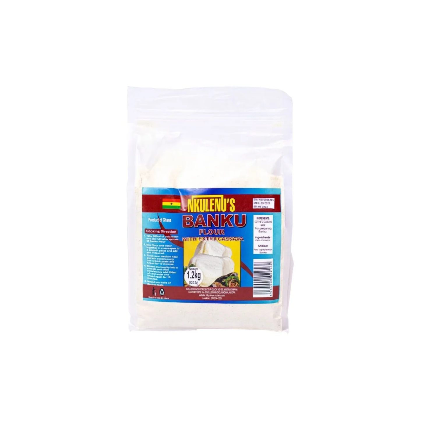 Nkulenu Banku Flour (1.2kg)