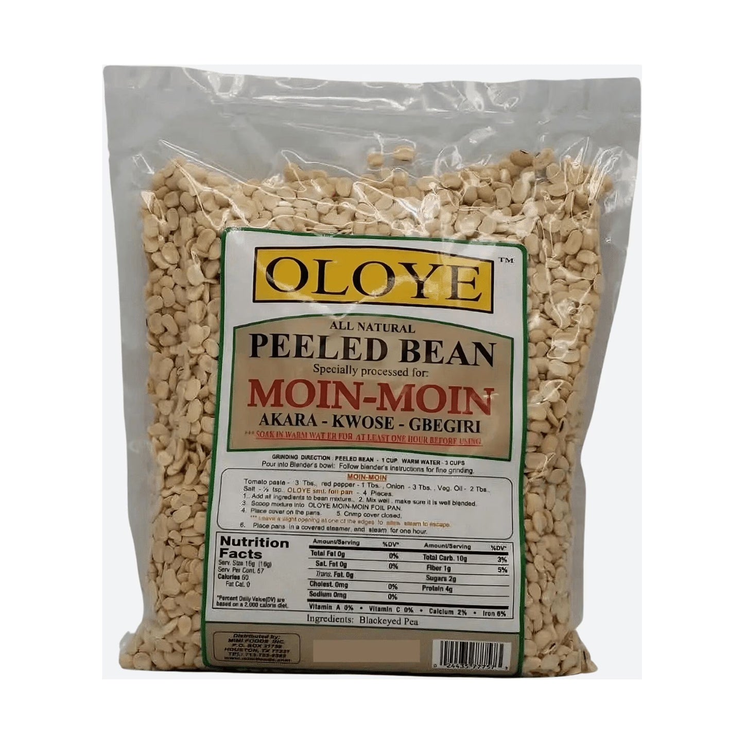 Oloye Peeled Beans