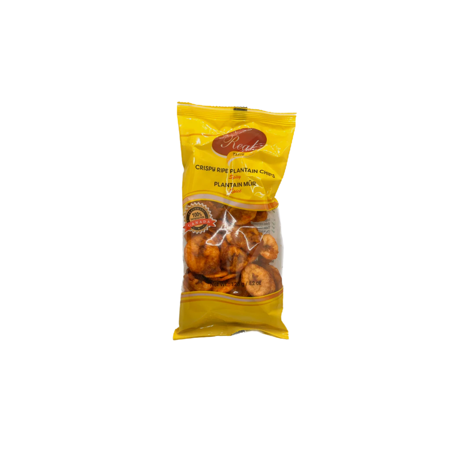 Real Taste Spicy sweet plantain Chips 125g