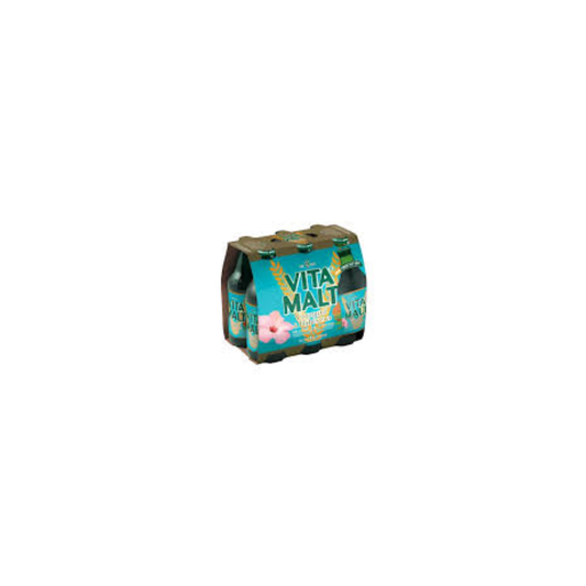 Vita Malt Coconut and Hibiscus Malt -(bottle  of 6 )11.2oz