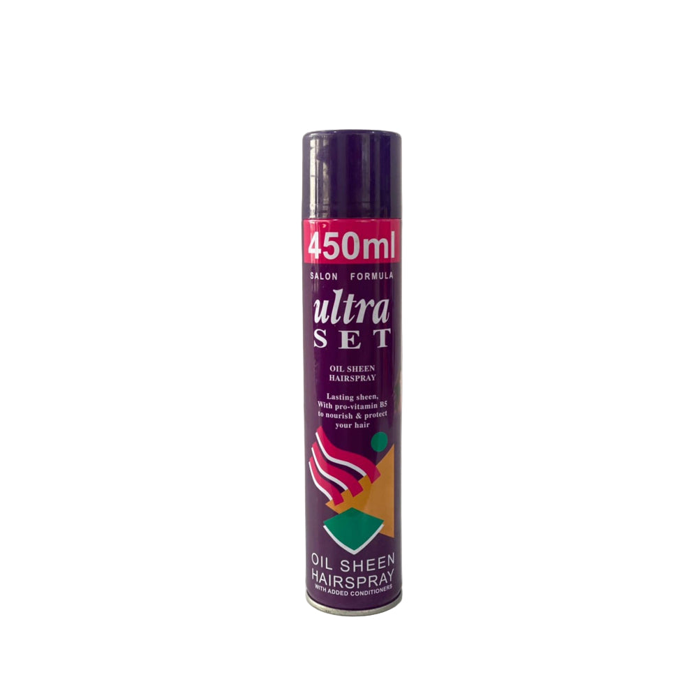 Ultra Set Oil Sheen Hairspray 450ml
